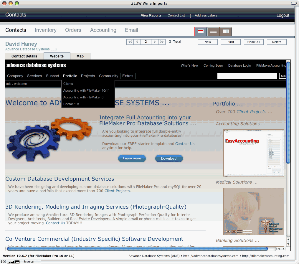 Contact Website