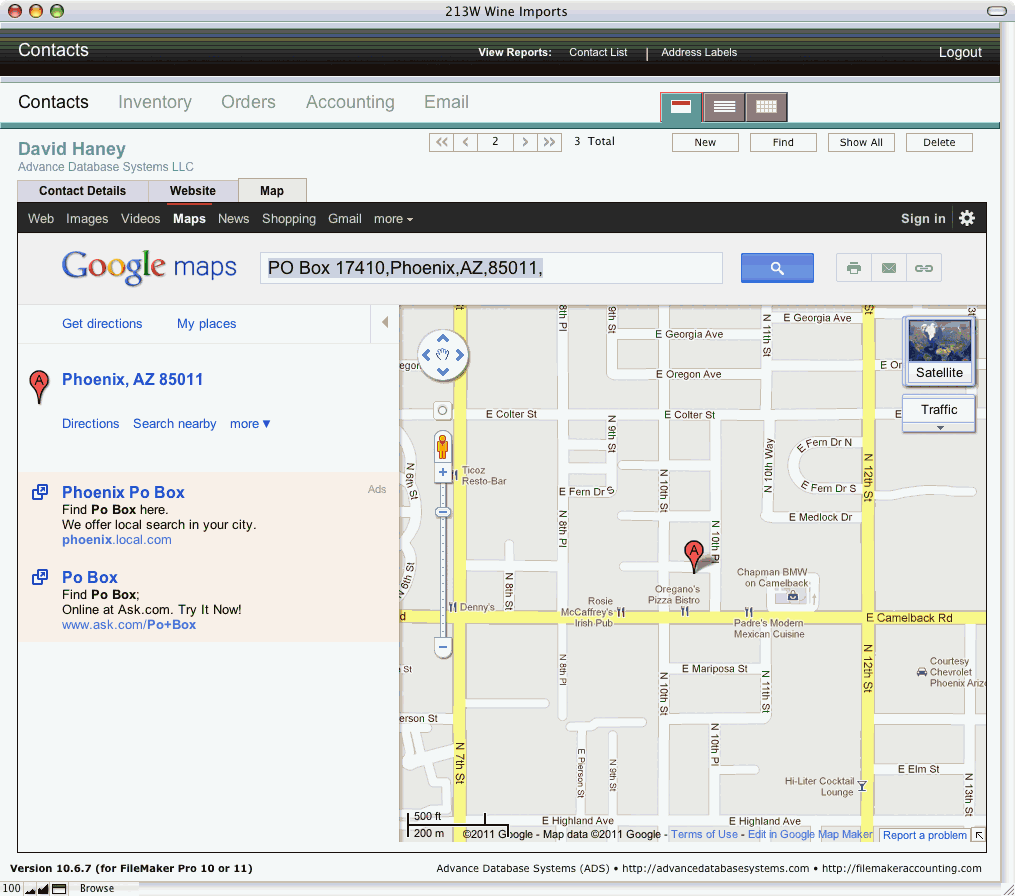 Contact Map