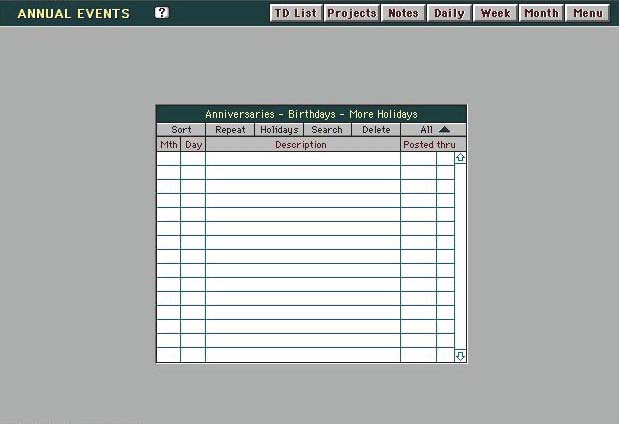 Abbott Printing Annual Events Screen