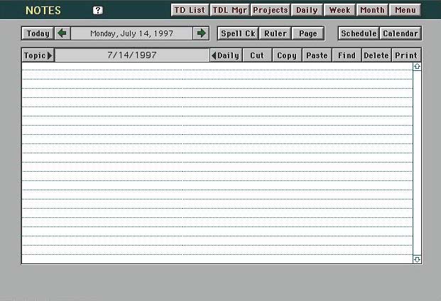 Abbott Printing Notes Screen