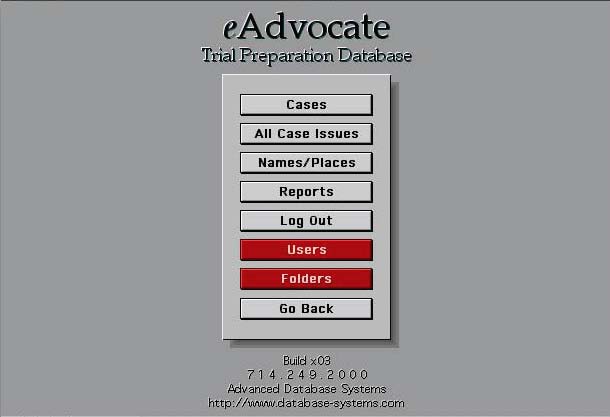 Main Menu