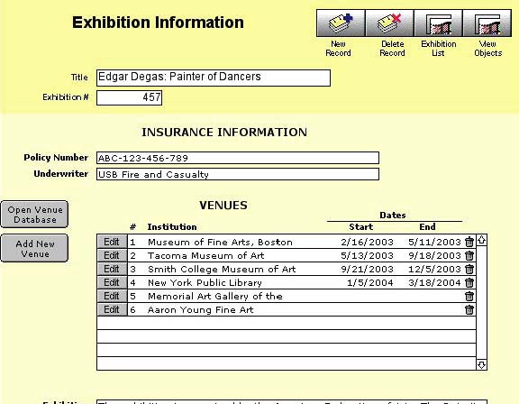 Exhibition Information