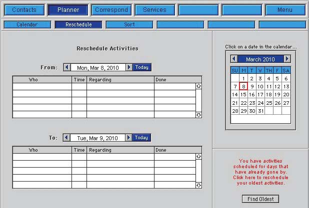 Planner Reschedule