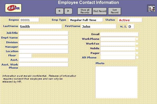 Employee Contact