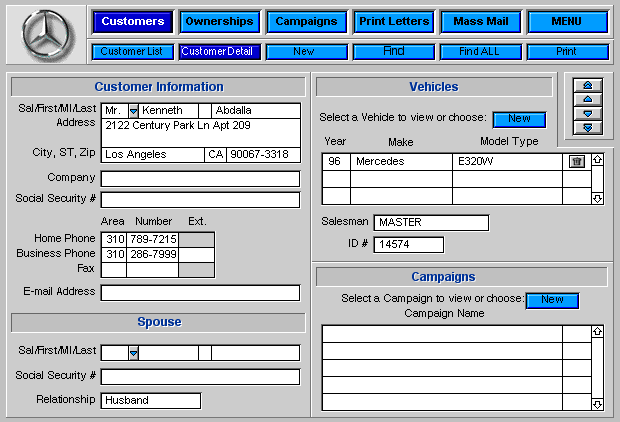 Customer Detail