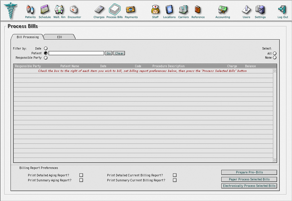 Bill Processing