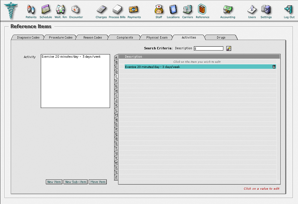 References Activities