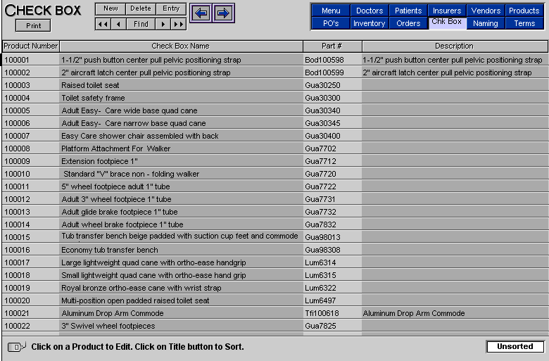 Check Box List