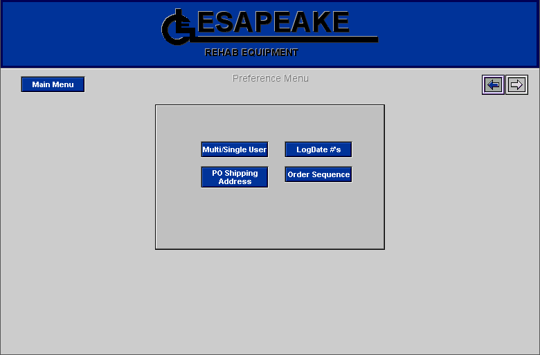 Preference Submenu
