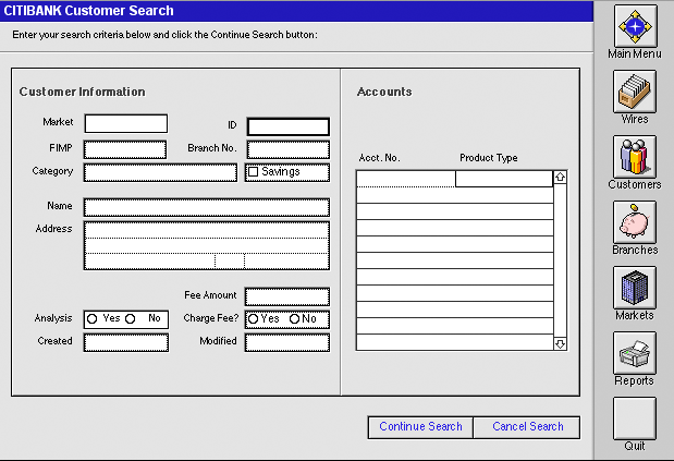 Customer Search