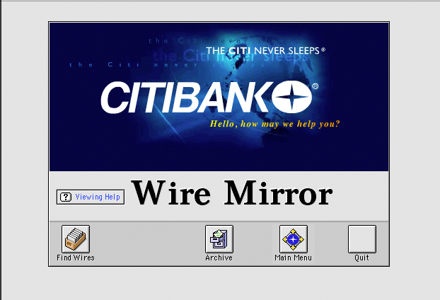 Wire Mirror Menu