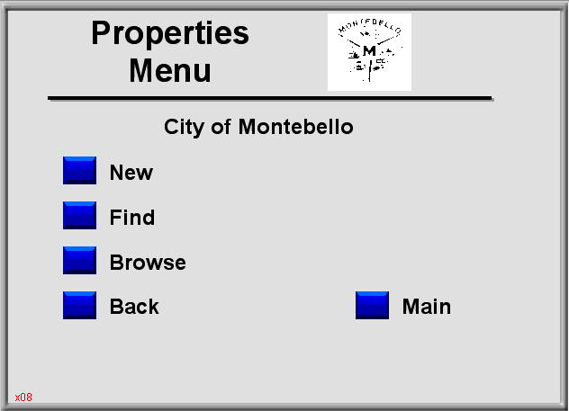 Property Main Menu