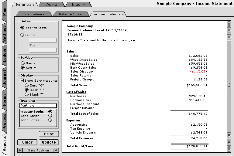 Income Statement